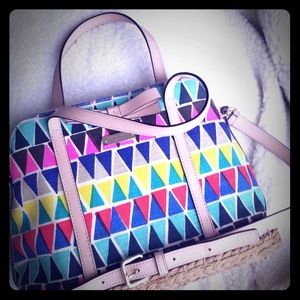 Kate Spade geometric patterned urse